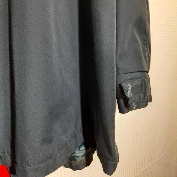 Budweiser Beer Jacket 2XL Red Navy Riverside Uniform Anheuser Logo Workwear Vtg - Picture 7 of 11